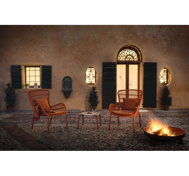 Велике лаунж-крісло Leaf Deluxe Terracotta (569-TER)2